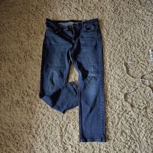Banana Republic "Girlfriend" Women's Straight Leg Jeans in Deep Blue
